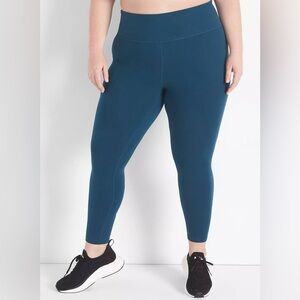 LIVI Green High-Rise Signature Stretch 7/8 Legging Sz 18/20